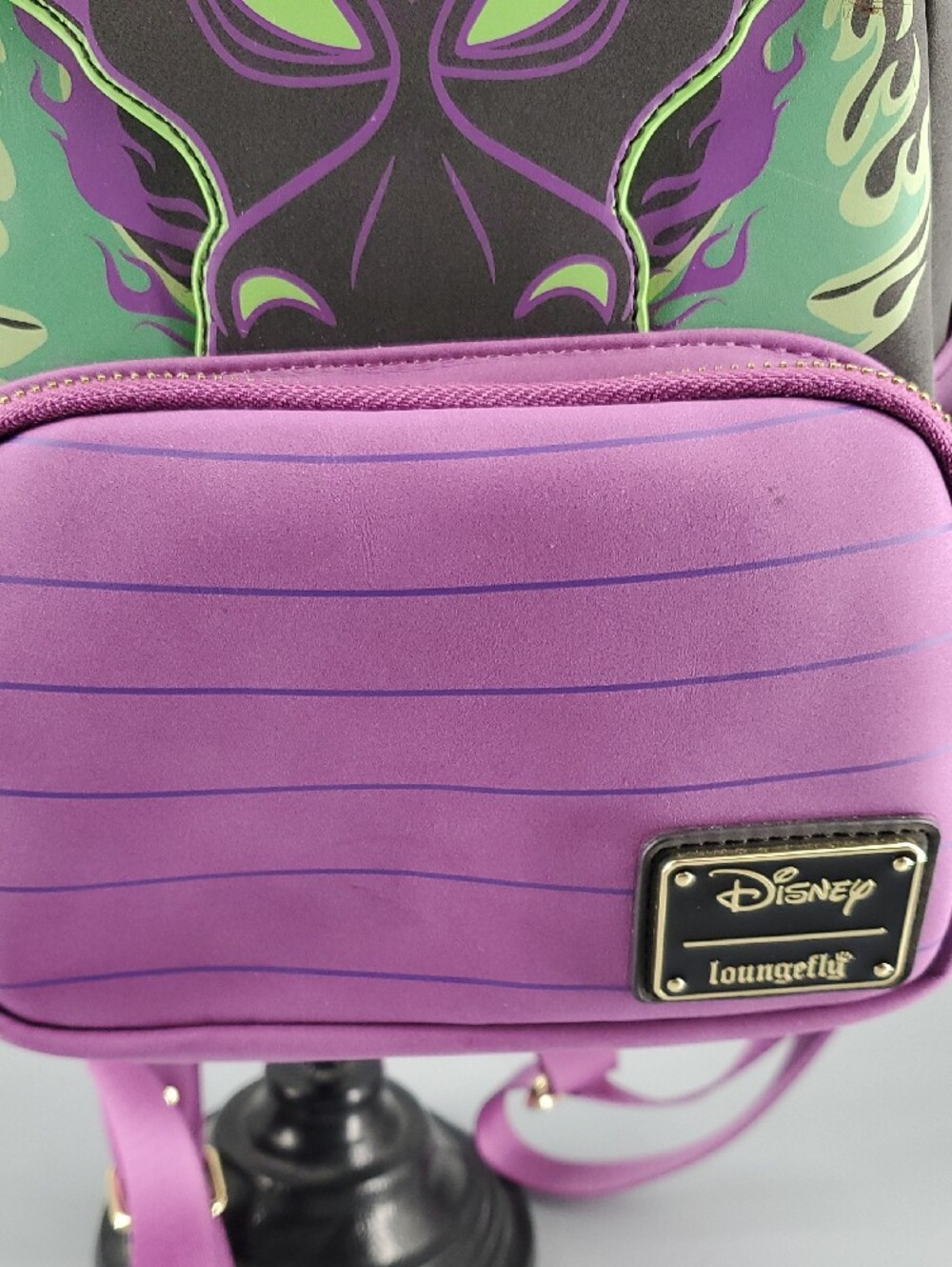 Loungefly Purple & Green Maleficent Mini Backpack - Picture 2 of 10